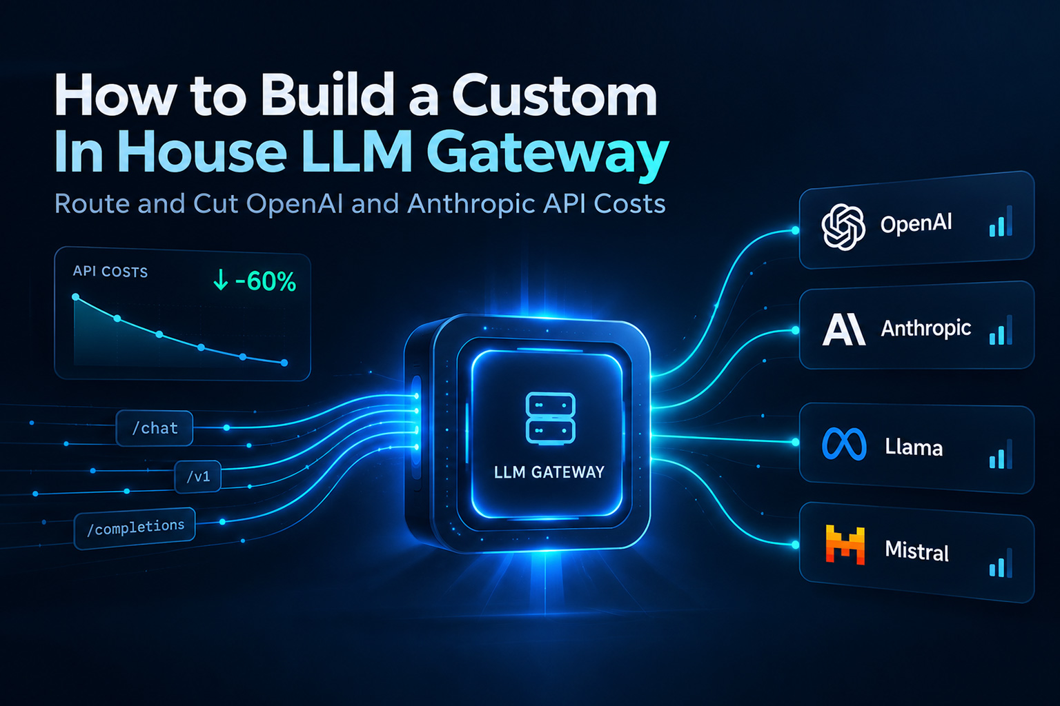 How to Build a Custom In-House LLM Gateway to Route and Cut OpenAI/Anthropic API Costs